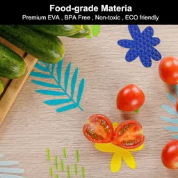 goergeta Anti-Slip Kitchen Cabinet Drawer Shelf Mat Liner Sheets Waterproof Strong Table Mat EVA for Bathroom Multipurpose Use (45 cm x 300 cm) (Yellow Green Flower) image 4