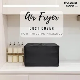 the dust cover lab Air Fryer Accessories Waterproof Dust Cover - Compatible with Phillips NA 352/00 Rapid Air Fryer 9L image 2
