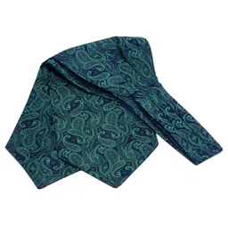 mippo Men's Ascot Paisley Floral Jacquard Woven Gift Cravat Tie image 3