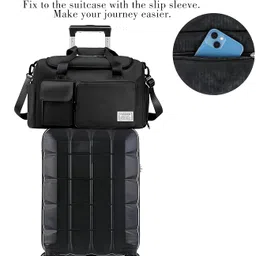 ali shipping 6-Pocket Travel Bag for Men and Women - Multi-Compartment Lightweight Organizer, Water-Resistant and Foldable, Perfect for Students, Gym, Commuters, and Outdoor Adventures image 5