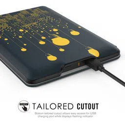 moca for Kindle Paperwhite 1 2 3 case cover. Premium SmartShell Lightest Thinnest Protective Protective PU Leather flip with (Auto Wake/Sleep) Flip Case Cover for Amazon Kindle Paperwhite 6" inch Display 2012 2013 2014 2015 & 2016 New 300 PPI Versions Flip Cover Case (City Lights) image 4