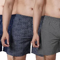 lurise Men's Cotton Printed Regular Fit Innerwear Boxer Shorts | Comfortable Soft Innerwear Boxer for Daily Use image 1