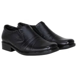 vincenzo Men's Black Formal Shoes -12 image 4