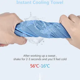 icseio 8Packs Cooling Towel (40"x 12"), Ice Towel, Microfiber Towel, Soft Breathable Chilly Towel Stay Cool for Yoga, Sport, Gym, Workout, Camping, Fitness, Running, Workout & More Activities image 4