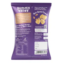 Yummy Valley Assorted Pack Of Millet Snacks (Nutri Almond Crunch - 1 Packet, Millet Strawberry Fills - 1 Packet, Crunchy Coconut Bites - 1 Packet) image 3