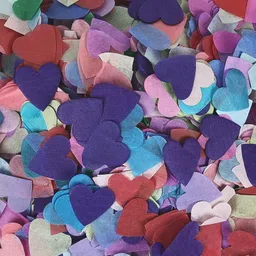 kidsywinsy Kidsy Winsy Heart Shape Tissue Confetti 50Grm/5000Pcs. Paper Table Confetti for Valentine's Day, Wedding Party, Baby Shower, Balloon Decorations and Gift Filler, Available in Many Colours image 1