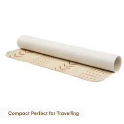 CHILDLIKE BEHAVIOR Vegan Leather Baby Changing Pad- Wipeable Diaper Mat for Babies- Compact and Perfect for Travel- Portable,Foldable and Waterproof- Breathable and Gentle on Baby's Skin-Beige 16x30'' image 5