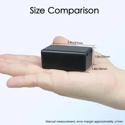 HoHaing Project Box 8 Pieces Electrical Box Small Junction Box ABS Plastic Enclosure Power Electronic Case Black 2.4" x 1.4" x 1"(61 x 36 x 25mm) image 4