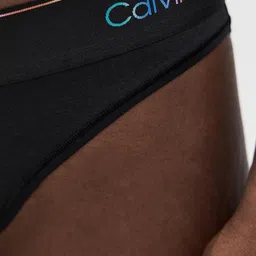 calvin klein underwear Women's Cotton Blend Classic Solid Bikini image 5