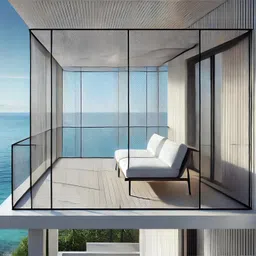 Kiddale Mosquito and Birds Protection Mesh Net for Balcony - Pack of 2 (Total Coverage 10 ft Wide, 8 ft Height), Durable and Safe, Perfect for Bird and Mosquito Control image 2