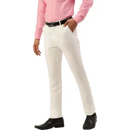 ramraj cotton Mens Formal Linen Pant Regular fit 100% Linen image 3