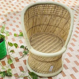 Pushkar Handicraft Gunee Pushkar Handicraft Cane Bar Stool Mudda for Indoor/Outdoor Furnishings (Multicolour, 63) image 5