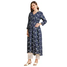 momtobe Women's Rayon Relaxed Fit Maternity Maternity Wear image 2