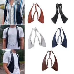 MERISHOPP®Hidden Underarm Shoulder Bag Underarm Strap Wallet for Camping Street Hiking Yellow Brown|Clothing, Shoes & Accessories | Mens Accessories | Backpacks, Bags & Briefcases|1 Underarm Shoulder image 3