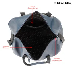 police Trazos Duffle Bag - Navy image 5