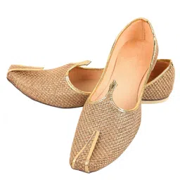 dfr Men Jute Juti | Jutti for Men | Rajasthani Wedding Shoes Loafer image 1