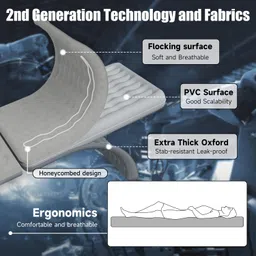 DikaSun Inflatable Car Air Mattress, Grey image 3