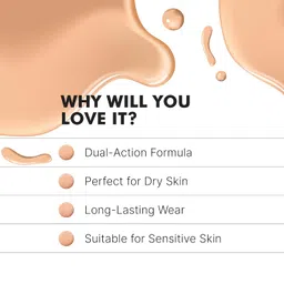 Fashion Colour Moisturing Matte Foundation Whitening | Foundation For Dry Skin | Full Coverage Blendable | Normal To Oily Skin | (Rose Ivory, 40ML) image 5