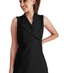 selvia Women's Lycra Solid Sleeveless Regular Fit Wrap Top image 1