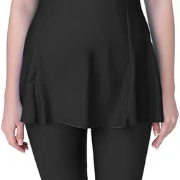 rol Reoutlook Women Half Sleeve Swimsuit with Capri One Piece Swimwear image 2