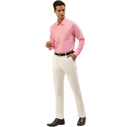 ramraj cotton Mens Formal Linen Pant Regular fit 100% Linen image 5