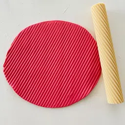 Seersucker Stripes Pattern Texture Roller 6inch Approx for Clay Jewelry Making by Get Inspired image 1