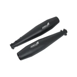 silver stallion performance SILVER STALLION DYNO High Performance Exhaust System for Interceptor/GT 650, Matte Black finish, Twin, SS304 - LIFE TIME WARRANTY image 2