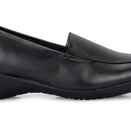 karaddi Women's Formal Shoes | Comfortable Stylish Wedge Heel Pull on Bellies & Ballerina for Womens | Slip on Shoes Women image 5