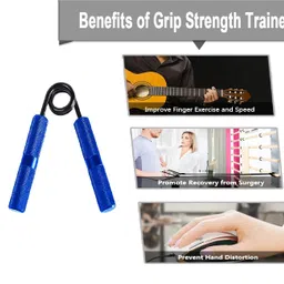 LACOPINE Metal Hand Grip Finger Strengthener (150lbs) (Blue) image 4