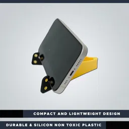 PHONE ANTICS Foldable V-Shaped Mobile Stand – Pack of 2 | Heavy Duty, Travel-Friendly, Flexible Angles | Hands-Free Phone Holder for Movies, Video Calls, Navigation & More (Purple) image 2