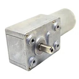 INVENTO 1pcs 5V - 12V 10 Kg-cm 60 RPM DC Motor Worm Geared Gearbox 6mm Shaft High Torque Turbine Reducer For DIY image 5