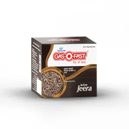Gas-O-Fast For Relieving Acidity, Active Jeera- 5 g Sachet (Pack of 24) image 2