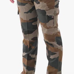 small try Camouflage Military Men's Cargo Pants | Army Print Men Six Pocket Track Pant Sports and Regular wear Trouser Cargos image 2