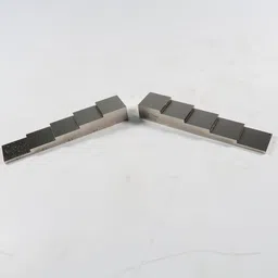 Nickel Plated ultrasonic Calibration Block UT Step Block 1018 Steel Step Wedge 5 Step 0.1/0.2/0.3/0.4/0.5'' image 5