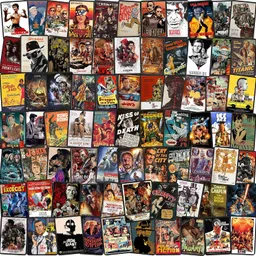 junkyard Vintage Hollywood Movie Stickers for Laptops, Guitar, Journals and Other Gadgets (Pack of 75) image 1