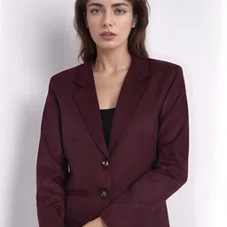 rocksy Formal, Smart Casual Blazer for Women, Regular Fit Stylish Blazer for Women image 3