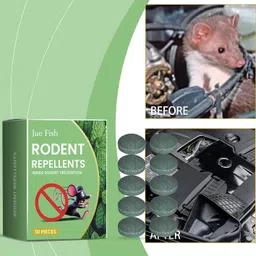 Mouse Repellent Rodent Repellent Peppermint Oil Mouse, Squirrel Deterrent for Indoor-Outdoor Garage, Mice Rat Poisoning Home, Natural Repellent Rodents for Car Rat Controller Pills 10pc image 5