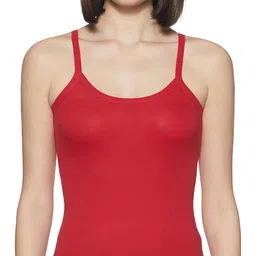 rupa softline Regular Fit Women Super Combed Cotton Camisole, Under-Shirt, Stretchable and Body-Hugging, Solid Color,Pack of 5 (201-5P_Light Pink, Purple, Sangria, Red, Black 095) image 2