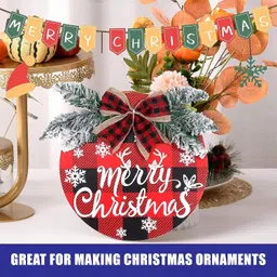 Flybuy Hub Round Circle MDF Wooden Boards | Blank Cutouts | MDF Boards for Art and Craft Coasters for DIY, Artwork, Decoupage (Pack of 2, 12 Inches) image 5