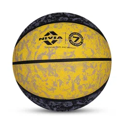 Nivia Graffiti Rubber Basketball - Size: 7 (Yellow) image 5