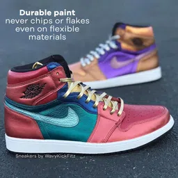 Jacquard Lumiere Fabric Color 8 oz Jar - Metallic Bronze image 4