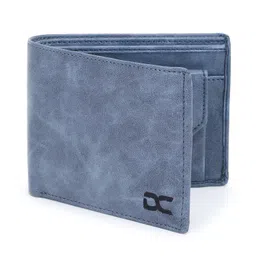 dezire crafts Men's Blue Artificial Leather Wallet (5 Card Slots,Sky Blue) image 1