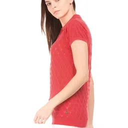 u.s. polo assn. Women's Body Blouse Regular Fit Top image 3