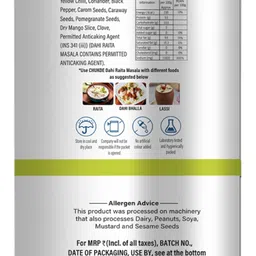 Chukde - Chat Masala 100 Gm, Dahi Vada Raita Masala 100 Gm & Black Pepper 100 Gm - Indian Spices - Combo Pack image 4