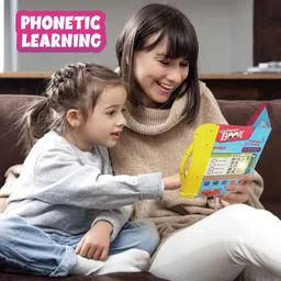 ToyMagic Intelligence Phonetic Learning E-Book|Activity With Alphabet,Numbers,Shapes,Animals,Nursery Rhyme|Birthday Gift|Interactive Musical Toy Book For Kids 3+|Improve Thinking Ability|Made In India image 2