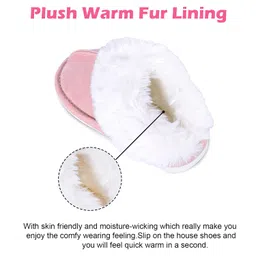docoss Warm Winter Indoor Shoes for Women Men/Indoor Slippers for Girls, Boys/Home Bedroom Indoor Slippers Warm Slippers Winter image 3