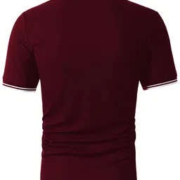 greciilooks T-Shirt for Men | Plain | Casual Stylish | Half Sleeve | Man Polycotton | Men's Solid Slim Fit image 2