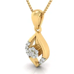 avsar 14k (585) Yellow Gold Necklace for Women image 3