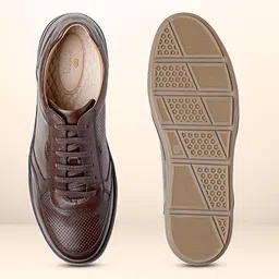 symbol premium Mens Smart Casual Lifestyle Leather Sneakers image 5