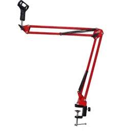 Kadence Microphone Arm Stand, Heavy Duty Swivel Mic Arm Microphone Stand, Suspension Scissor Boom Stand available in Orange, White, Red, Green, Blue and Black colours image 4